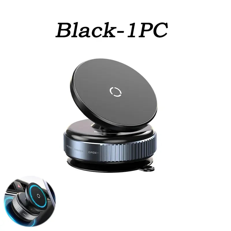 Magnetic Vacuum Car Phone Holder 360° Rotation Suction Cup Navigation Stand Bracket Car Magnetic Holder for Iphone